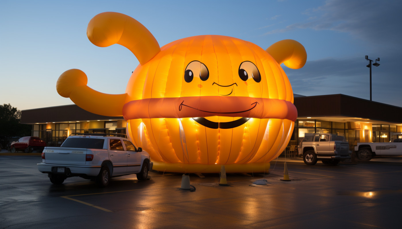 Choisir le bon emplacement pour maximiser l'efficacité des publicités gonflables