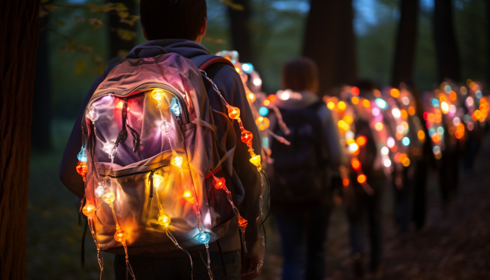 Optimiser la visibilité nocturne des ballons sac à dos pour des événements
